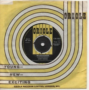 ZARAH LEANDER wunderbar*bleib hier,dich fuhrt kein weg zuruck 1964 UK ORIOLE 45 - Bild 1 von 4