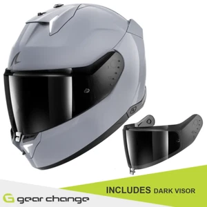 Casco de motocicleta Shark Skwal i3 sombra oscura ED S05 - Incluye visera oscura - Imagen 1 de 10