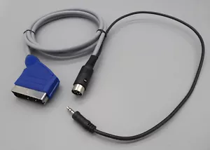SEGA Mega Drive 1 RGB Scart Kabel + Stereo Audio 1,5 . HQ , handgefertigt. - Bild 1 von 10