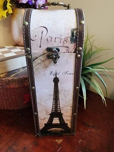 Paris Eiffel Tower Wine Box w Clasp Kirkland's - Picture 1 of 5
