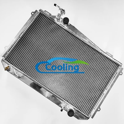 2Row Premium All Aluminum Radiator For 1982-1985 Toyota Celica Supra 2.8L AT MT Foto 1 de 4