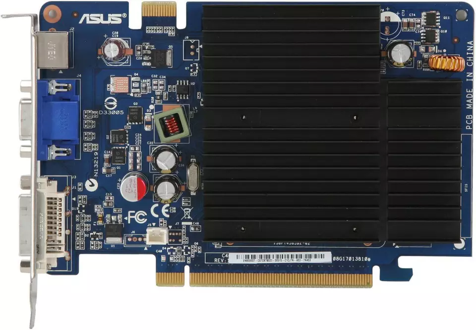 ASUS GeForce 8500 GT 512MB GDDR2 PCI Express x16 Video Card EN8500GT SILENT MAGI - Image 1 of 3