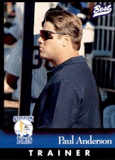 1997 Stockton Ports Best #29 Paul Anderson Trainer Phoenix Arizona Baseball Card