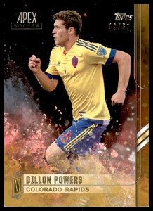 2015 Topps Apex MLS Gold #63 Dillon Powers /50