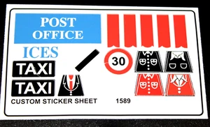 Custom Aufkleber für 1589 Replacement Sticker Sheet - Picture 1 of 1