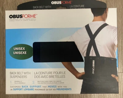 Cinturón Espalda-Unisex Grande/X-Grande Negro Obusforme Envío Gratis 🦾 Foto 1 de 2