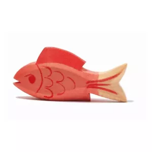 Ostheimer Fisch rot Holzfigur Spielfigur Tierfigur 17001 - Bild 1 von 1