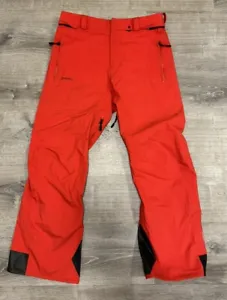 Volcom Men’s Guide Snowboard Pants Gore-Tex GPT Articulated Red Size S RECCO - Picture 1 of 12