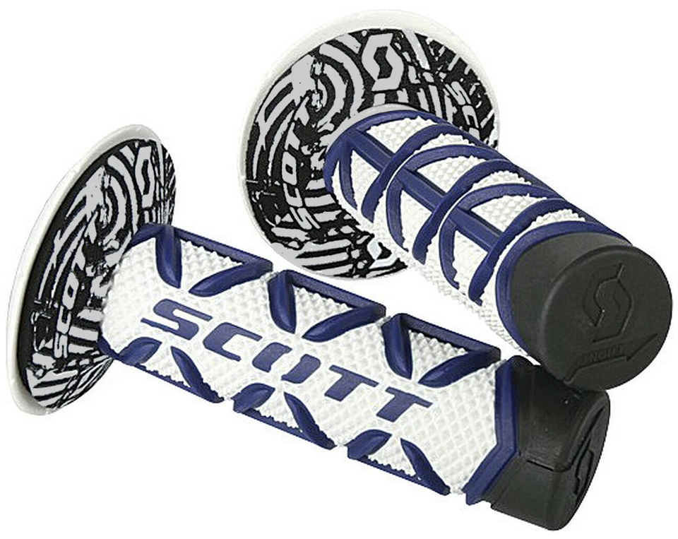 Empuñaduras todoterreno Scott Diamond azul/blanco con donuts (219626-1006) Foto 1 de 1