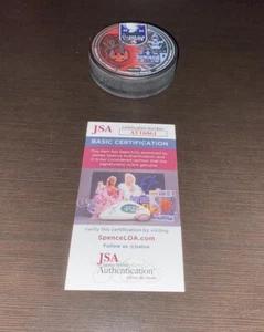 JESSICA CAMPBELL SIGNED COACHELLA VALLEY FIREBIRDS 2024 WCF HOCKEY PUCK JSA COA - Picture 1 of 4