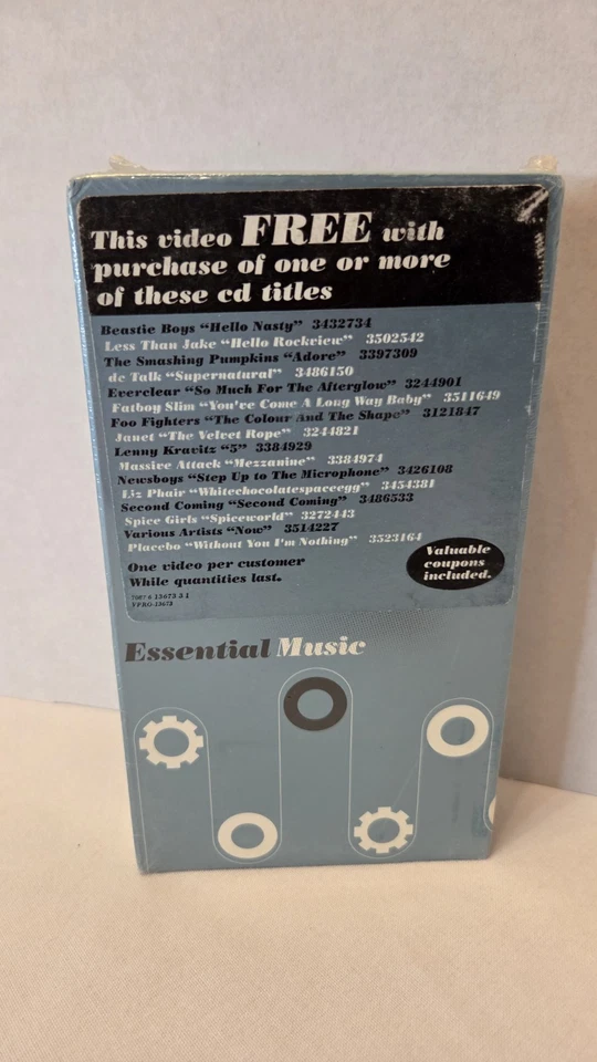 Best Buy Essential Music 1999 VHS Placebo Liz Phair Everclear Sealed Nos New  - Image 1 of 4