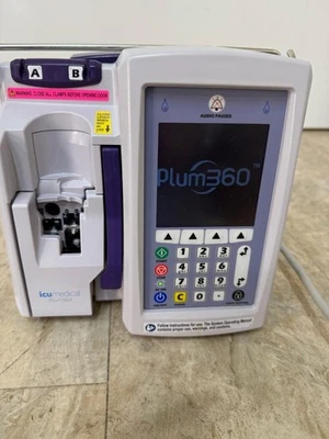 Bomba IV UCI Medical Hospira Plum 360 Infusión + Abrazadera PROBADA + 1 AÑO DE GARANTÍA Foto 1 de 4