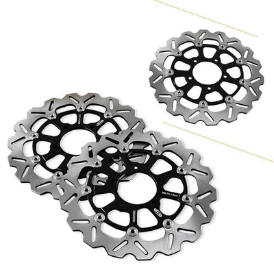 Motor Floating Front Brake Disc Rotor Fit Kawasaki Z800 Z1000 ZX-10R 1000 - Image 1 of 4