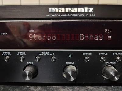 Marantz NR1200 Stereo Network Receiver Streamer Hi-Fi Amp 75w - Slim + Phono - Image 1 of 4