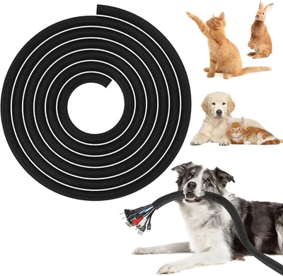 Cubiertas de cables BUSOHA - Funda de gestión de cables flexible de 13 pies 1,2 pulgadas para mascotas Foto 1 de 4