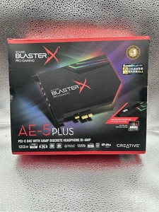 Karta dźwiękowa do gier Creative Labs Sound BlasterX AE-5 Plus PCI Express stalówka! - Zdjęcie 1 z 12