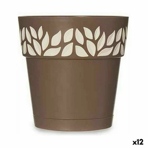 Maceta Autorriego Stefanplast Cloe Marrón Plástico 15 x 15 x 15 cm [12 Unidad - Imagen 1 de 3