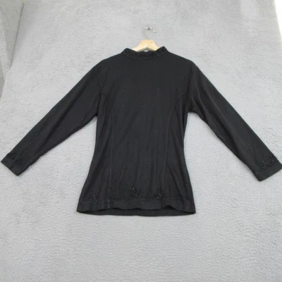 Vintage Gitano Sweater Womens Large Mock Neck Embroidered Acrylic 90s Taiwan - Imagem 1 de 4