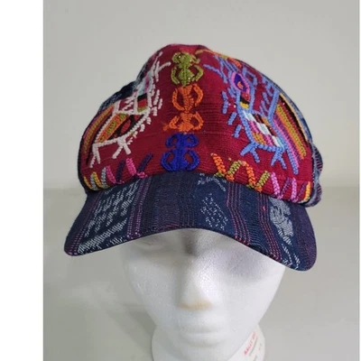 Sombrero Boho Patchwork Ajustable Colorido Hippie Divertido Caprichoso Estilo Béisbol Sombrero  Foto 1 de 4