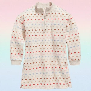 Antiguo Vestido Sudadera Azul Marino Niño Manga Larga Cuarto Cremallera Corazones Talla 2T $27 - Imagen 1 de 2