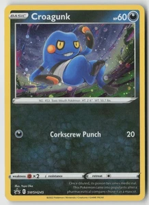 Croagunk - (Cosmos Holo) SWSH245 - SWSH: Sword & Shield Promo Cards Holo - PTCG - Picture 1 of 2