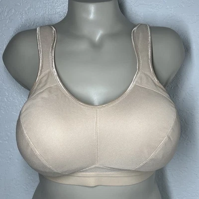 Sujetador deportivo Anita Active Extreme Control 42D inalámbrico sin relleno beige desierto Foto 1 de 4