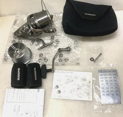 Mulinello Shimano 22 Kisu Special 45 Spinning Surf Casting Modello Giappone - Immagine 1 di 4