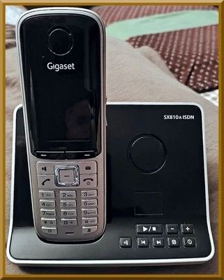 Gigaset SX810A ISDN mit Anrufbeantworter Dect Schnurlostelefon inkl. ISDN Kabel - Bild 1 von 4