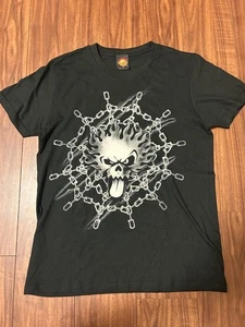 Nuova maglietta Japan Pro Wrestling Togi Makabe firmata grafica S catena teschio - Foto 1 di 3