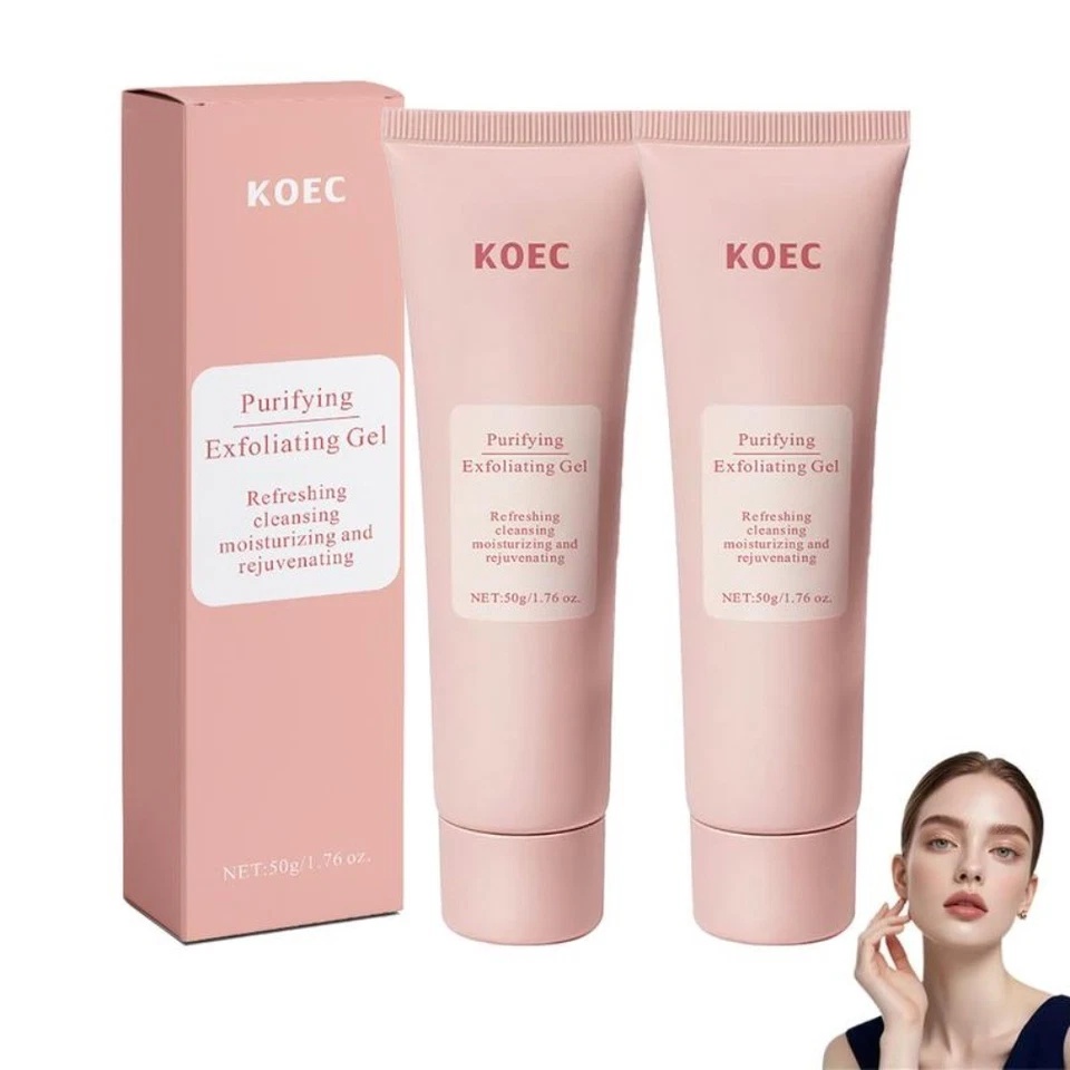 KOEC Purifying Exfoliating Gel - Gentle Cleanser for All Skin. - Image 1 of 4
