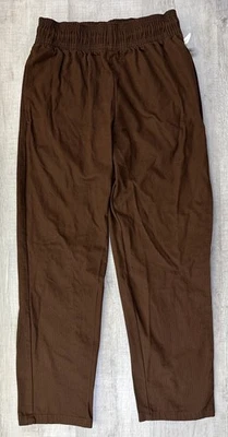 Cookman Chefs Wear Pants Brown Elastic Waist Drawstring Workwear Adult / Men’s M - Image 1 of 4
