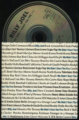 BILLY JOEL - We Didn't Start The Fire - 1989 UK 5" CD Single [MINT] - Image 1 of 2