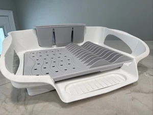 CreativeWare Gris Blanco 3 Piezas Ultimate Dish Rack - Imagen 1 de 10