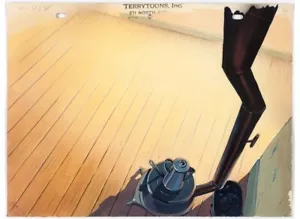 ZWEI AUTHENTISCHE TERRYTOONS HINTERGRÜNDE Mighty Mouse Ein Kampf bis zum Ende - Bild 1 von 6