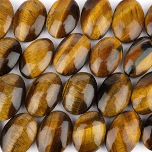 Tigerauge Handschmeichler | Massagestein oval Ø 54 – 58 mm | 60 - 70 g - Bild 1 von 7