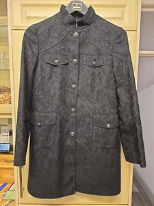 Sand Copenhagen Damen Knielange Jacke UK 14 EU 40 Schwarz - Bild 1 von 14