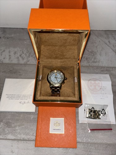 Orologio crono donna Tory Burch modello TRB 1021 raro fuori produzione con scatola perfetto!