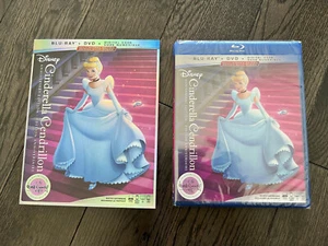 Disney Cenicienta Edición Aniversario Blu-ray + DVD + Digital con Cubierta NUEVO - Imagen 1 de 1