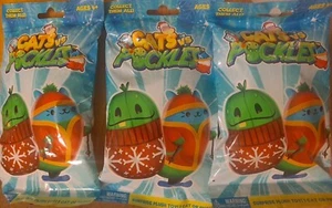 3x Cats Vs Pickles Holiday Christmas Winter 2023 Surprise Plush Toy NEW Sealed - Picture 1 of 2