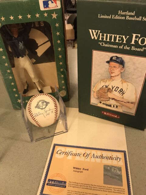 Whitey Ford Signed & Inscribed chairman Of The Board Mlb Selig Baseball  W/ Coa