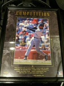 Ken Griffey Jr UDA Upper Deck Authenticated Competition Framed 8X10 Photo Card - Picture 1 of 2