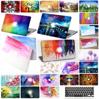 Hard Case Cover for Apple Mac MacBook Air 13" 11 12 15 Pro + Rubber Keypad cover