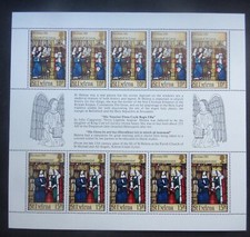 St Helena 1983 Christmas sheetlet SG423/4 MNH UM unmounted mint