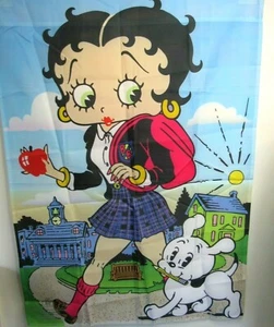 Betty Boop Garden Yard House Decor Flag Holiday Back to School September Pudgy - Picture 1 of 4