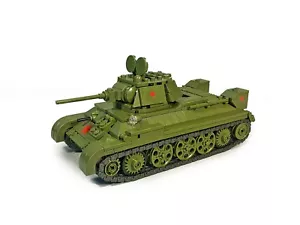 Buildarmy 2. Weltkrieg sowjetisch T34/76 mittlerer Panzer Bau Spielzeug Baustein Bausatz - Bild 1 von 1