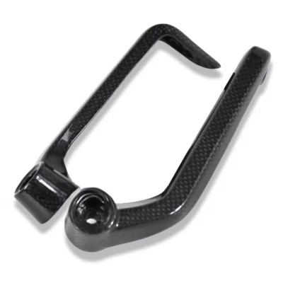 For Aprilia RSV4 Carbon Fiber Brake Clutch Lever Guard Protector Plain Glossy 22 - Image 1 of 4