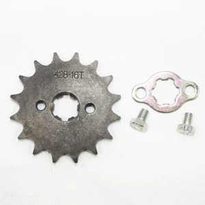 16T Dientes 17mm 428 Cadena Piñón Frontal Cog PIT TRAIL QUAD BICICLETA ATV BUGGY - Imagen 1 de 2