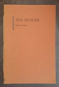 Janine Canan: The Hunger, Oyez 1979 - Limited Edition 1/250; 1977 Fine First Ed. - Bild 1 von 4