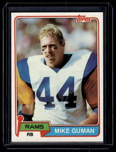 1981 Topps Mike Guman #322 Los Angeles Rams - Bild 1 von 4