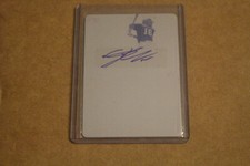 JE'VON CARRIER-WARD 2016 Leaf PERFECT GAME Autograph PRINTING PLATE #1/1 BREWERS